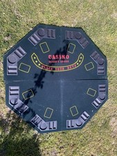 Schöner klappbarer Pokertisch Vintage 