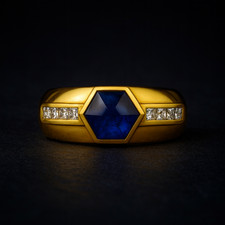 Herrenring 750 Gold massiv -