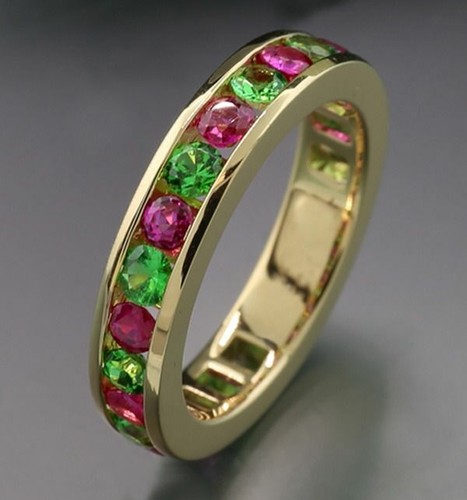 Memory rubin tsavorit ring - memory, 750