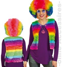 Weste Hippie Reggae Regenbogen