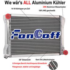 3 Reihig Aluminium Kühler