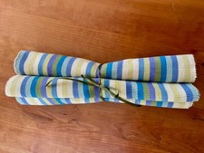  3 x Tischsets, Platzsets, Rippstruktur, Fa. Linum, 100% Baumwolle, 35 x 44 cm.