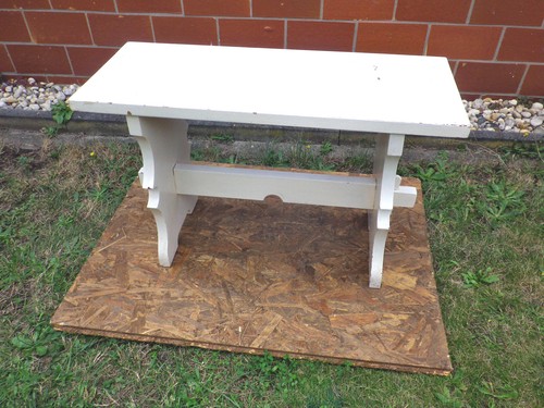 Sitzbank schemel rustikal holz - schemel,