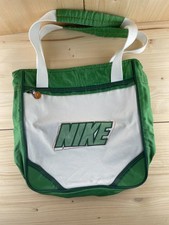Nike Vintage Tasche / grün / weiß / TOP 35 x 34 cm