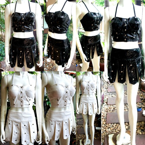 Damen latex lack fetisch gogo - latex,