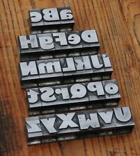 A-Z mix Bleischrift 27mm Bleialphabet Buchstaben Letter Stempel Bleistempel Blei