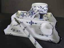 Tintenfass Keramit Set Fayence