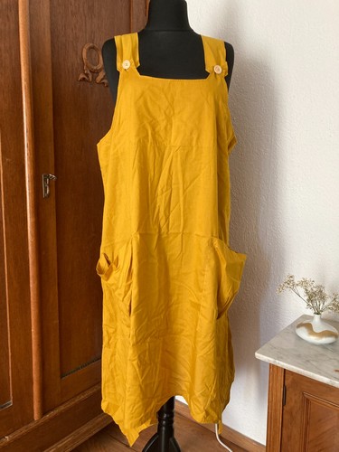 Latzüberkleid curry - 50,