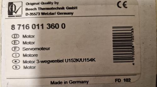 Bosch junkers motor - bosch,