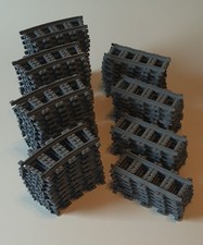 LEGO® City Eisenbahn Schienen, Gerade, Gebogen, Weichen und Ausgleichsschienen