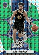 Klay Thompson - 2021-22 Panini Mosaic - Green Mosaic Prizm #119