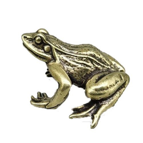 Kupfer frosch figur - frosch,