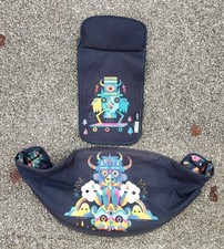 Bugaboo Buffalo Limited Edition Niark 1 Verdeck & Windschutz Set wie NEU