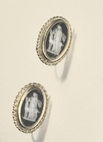 Antike wedgwood ohrringe 925 - antike,