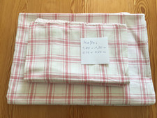 Bettwäsche rot karriert aus