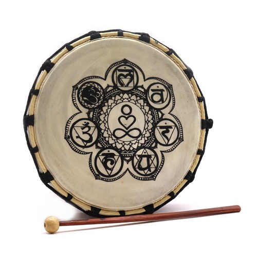 Schamanische chakra trommel - chakra,