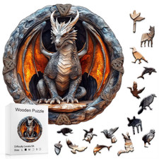 Holzpuzzle Drache Puzzle Erwachsene Unregelmäßige Form Puzzle Geschenk