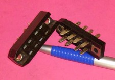 8 pol Tuchel Buchse + Stecker Messerleiste   / LF 3