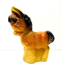 DDR Plastik Figur Esel Pferd