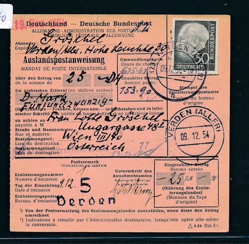 114140 auslandspostanweisung - 114140),