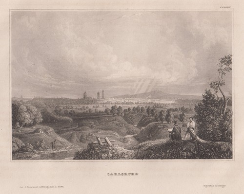 Karlsruhe gesamtansicht - karlsruhe,