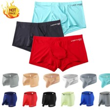 Herren Boxershorts Slip Eis