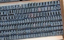 Bleischrift 6mm Bleisatz