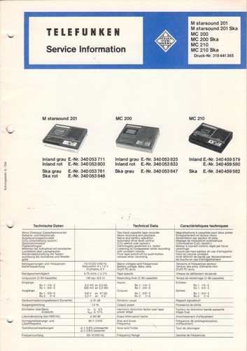 Telefunken starsound 201 - -,