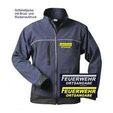Feuerwehr Softshell Jacke navy