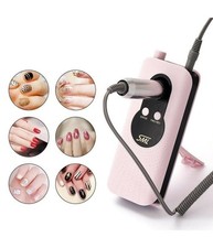 Tragbarer Nagelfräser 35000 Umdrehungen Wiederaufladbar Maniküre Pediküre Nail M6