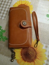 Damen Geldbörse Groß mit vielen Fächern und Armschlaufe,Neu!!!