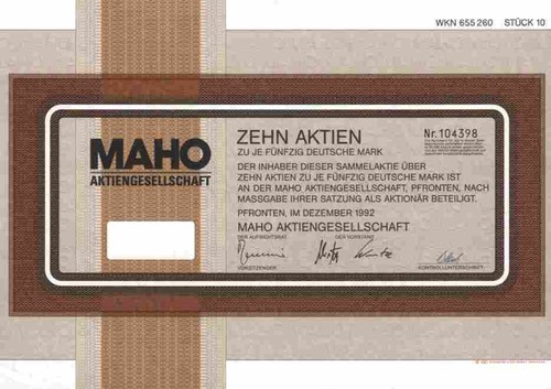 Maho 1992 pfronten - pfronten, allgäu