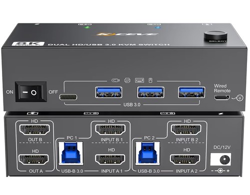 Mleeda hdmi kvm switch - 8k,