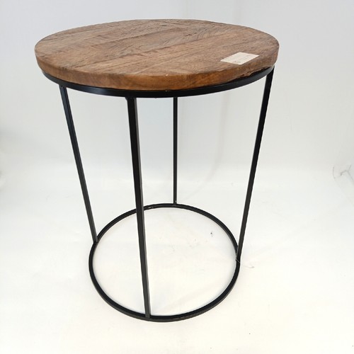 Holztisch rund beistelltisch - holztisch,