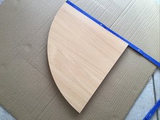 Eckregal-Brett, Buche  (Dekor)