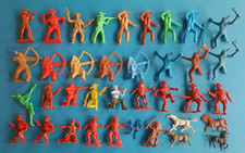 f.06  TimMee+CO..indianer+cowboys..FIGUREN..zu heinerle..MANURBA..elastolin