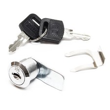 Briefkastenschloss Möbelschloss 16mm Hebel 90° Schrank inkl. 2 Schlüssel Spind