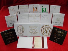 ♥ 50 bedruckte Streichholzbriefchen: Geburtstag/Party/Feier/Streichholzschachtel