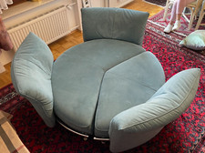 Wohninsel, 2-teilig, Rückenlehnen verschiebbar, Alcantara