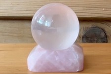 STERNROSENQUARZ Rosenquarz Kugel  Edelsteinkugel öffnet und harmonisiert