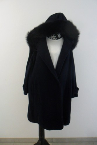 Damen winter mantel dunkelblau - winter,