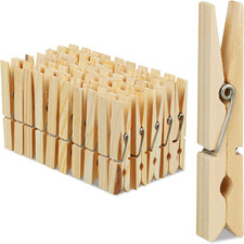 Wäscheklammern holz 100er - wäscheklammern, holz,
