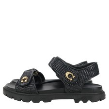Coach Damen Schuhe Sandalen Gr. 39 Schwarz Sommer Sandaletten