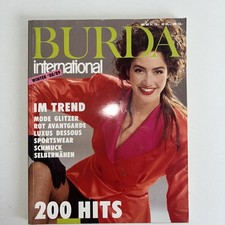 BURDA  INTERNATIONAL  Mode Winter 1988 /89 mit Schnittmuster 