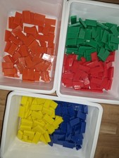 Dominosteine Bunt Kunststoffsteine Domino Spiel Bausteine Spielsteine Kinder
