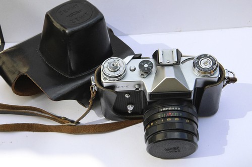 Spiegelreflexkamera zenit - spiegelreflexkamera, zenit-e