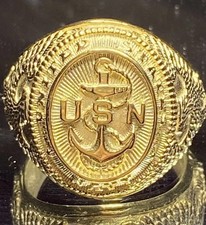 Marine Ring vergoldet 925