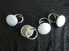 4 Stück Bundeswehr Knöpfe 17mm mit Ring für Schulterklappen Uniform Jacke Knopf 