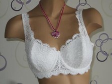 Triumph Amourette 300 WHP Bügel BH gefüttert aus Spitze vanille Gr 85F NEU