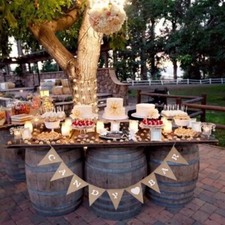 Candy Bar Girlande Hochzeit